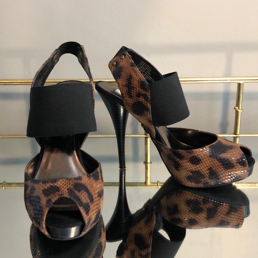 Leopard heels